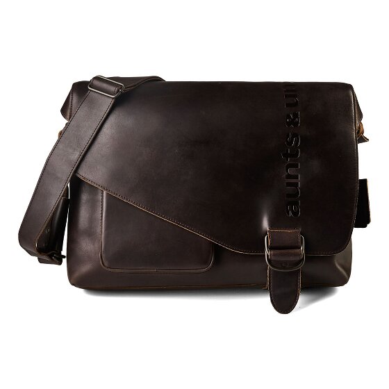 aunts & uncles Heritage Besace Cuir véritable 41.5 cm Compartiment ordinateur