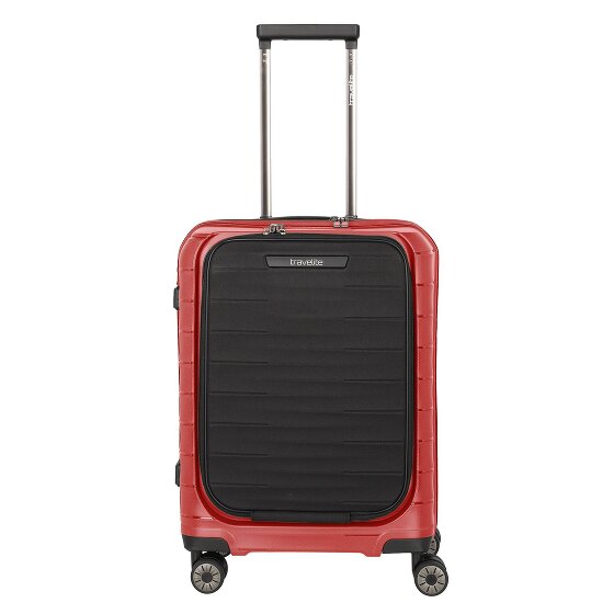 Travelite Mooby 4 roulettes Trolley de cabine 55 cm Compartiment pour ordinateur portable
