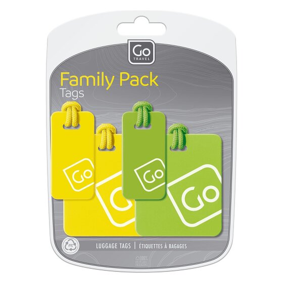 Go Travel Set d'étiquettes d'adresse 4 pcs.