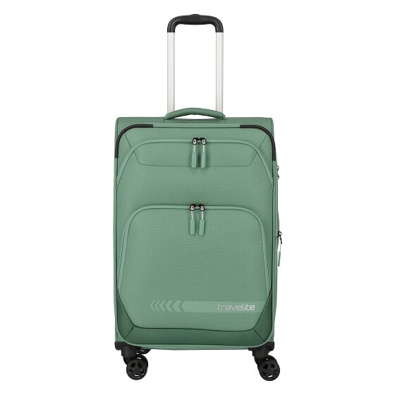 Travelite Kick Off 4 roues Valise cabine M 67 cm avec soufflet d'extension