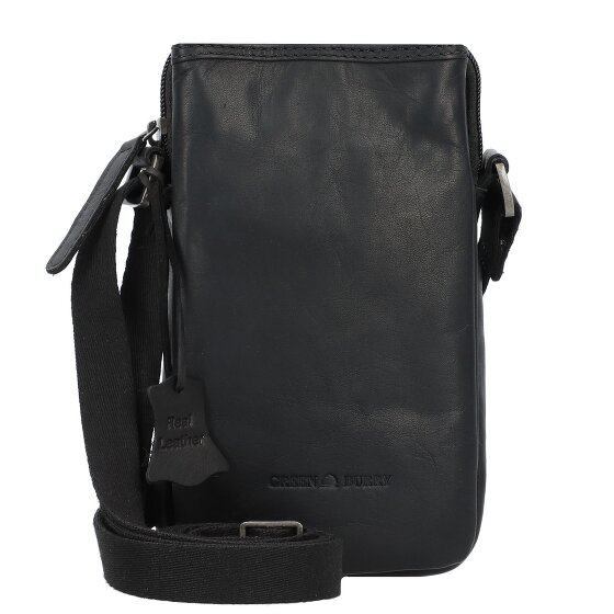 Greenburry Pure Black Pochette pour téléphone portable Cuir 11 cm