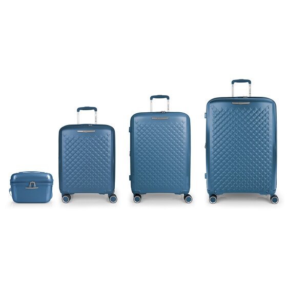 Gabol Queens 4 roulettes Set de valises 4 pièces avec soufflet d'extension
