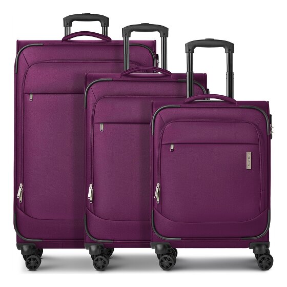 Travelite Priego 4 roues Set de valises 3 pièces