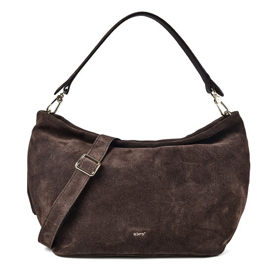 abro Ebony Sac à bandoulière Cuir véritable 39 cm
