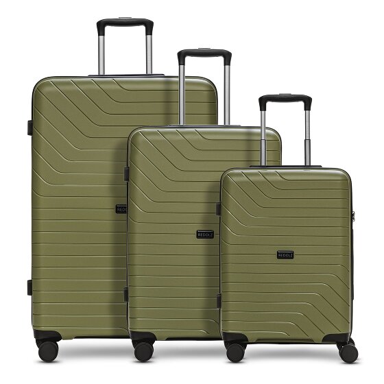 Redolz Essentials 05 3-SET 4 roues Set de valises 3 pièces