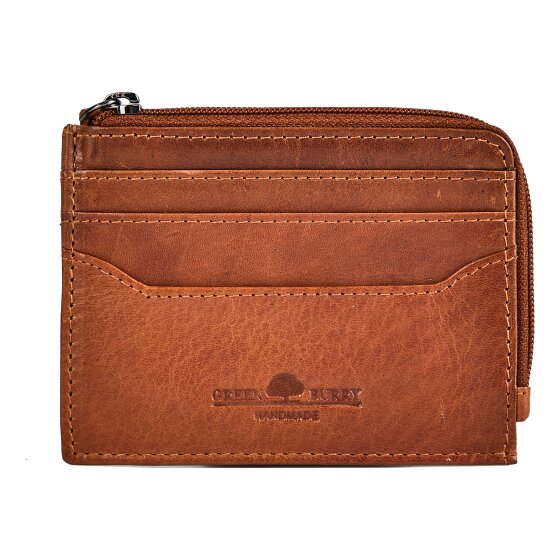 Greenburry Newport Étui pour cartes de crédit Protection RFID Cuir véritable 10.5 cm