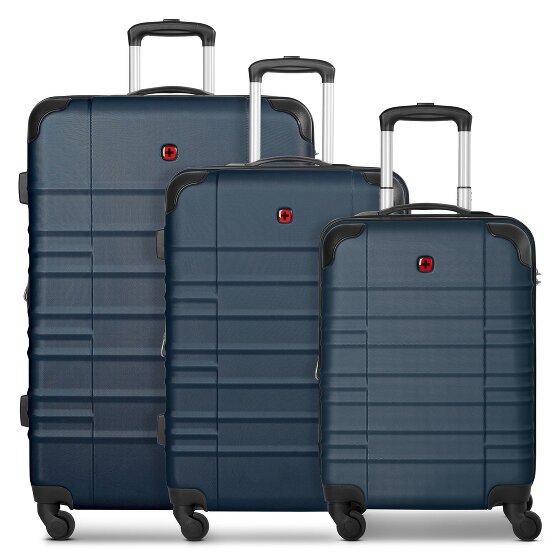 Wenger Amplar Evo 4 roues Set de valises 3 pièces avec soufflet d'extension