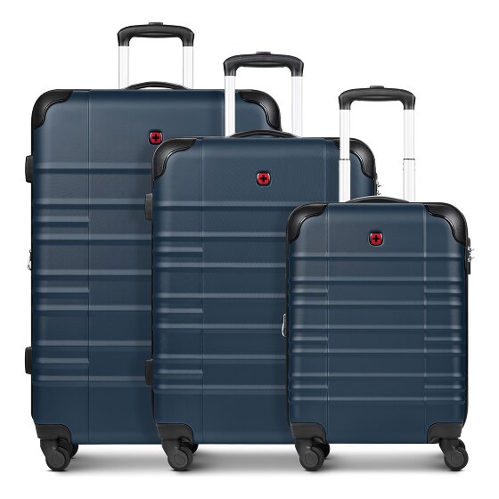 Wenger Amplar Evo 4 roues Set de valises 3 pièces avec soufflet d'extension