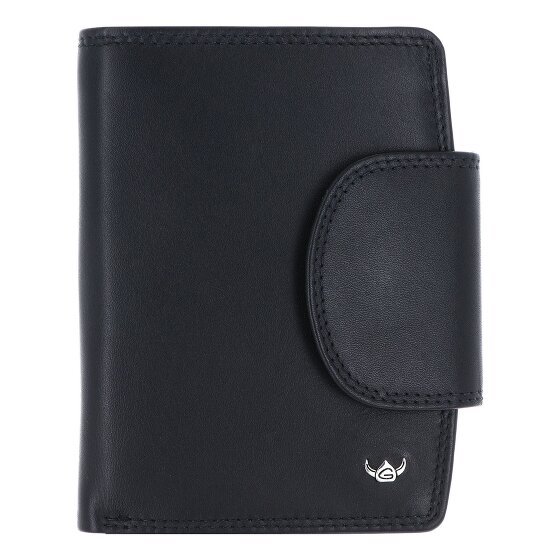Golden Head Polo Porte-monnaie Protection RFID Cuir véritable 12.5 cm