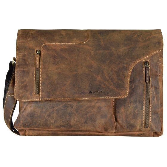 Greenburry Vintage Revolver Bag Sac à bandoulière en cuir 40 cm