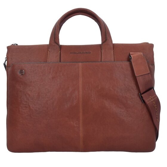 Piquadro Black Square Porte-documents en cuir 42 cm Compartiment pour ordinateur portable