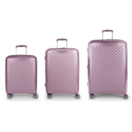 Gabol Queens 4 roulettes Set de valises 3 pièces avec soufflet d'extension
