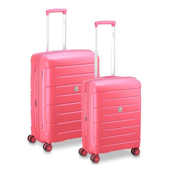 MODO by Roncato Starlight 3.0 4 roulettes Set de valises 2 pièces avec soufflet d'extension