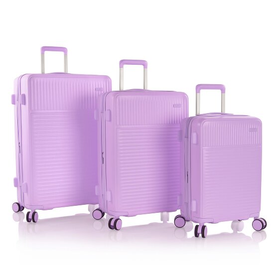Heys Pastel 4 roulettes Set de valises 3 pièces avec soufflet d'extension