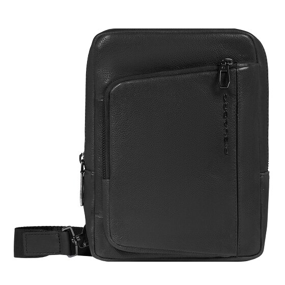 Piquadro Cronus Sac à bandoulière Cuir véritable 18 cm