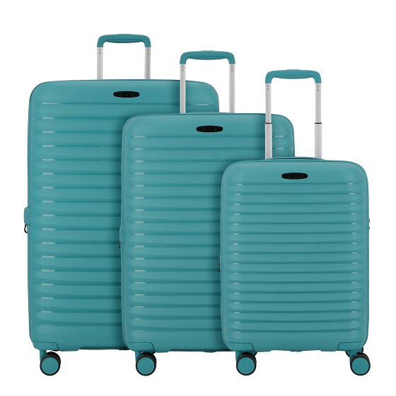 d&n Travel Line 4500 4 roulettes Set de valises 3 pièces avec soufflet d'extension