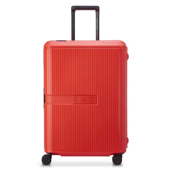 Delsey Paris x United Colors of Benetton Color Block Hardside 4-roll Trolley 67 cm