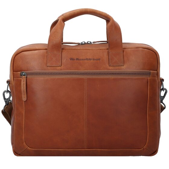 Porte-documents Cuir The Chesterfield Cameron - 40x30cm | Compartiment Ordinateur 34x23cm | Bandoulière