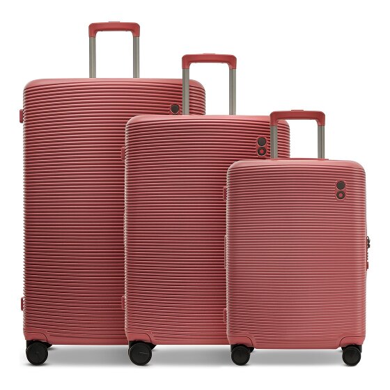 Echolac Ultima 4 roues Set de valises 3 pièces avec soufflet d'extension