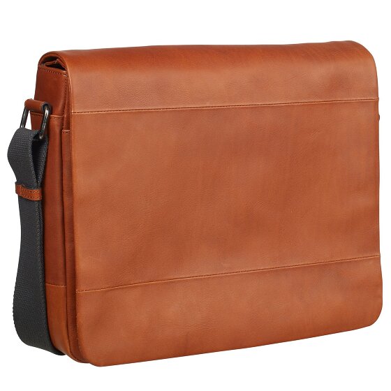 Leonhard Heyden Hamburg Messenger en cuir, 32 cm, compartiment pour ordinateur portable