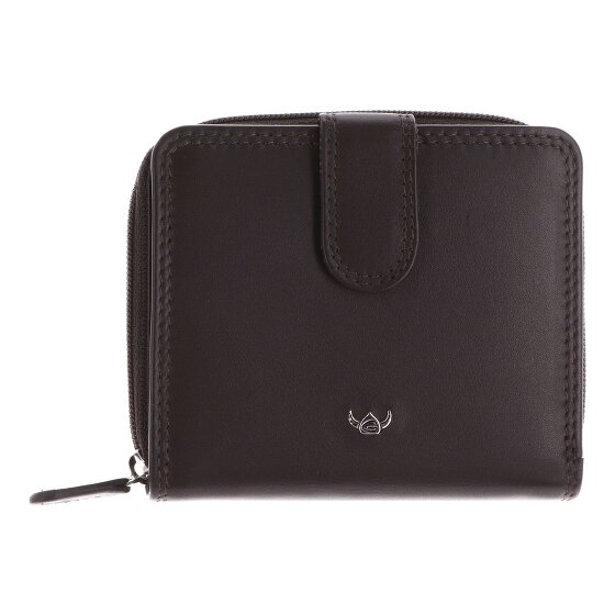 Golden Head Polo Porte-monnaie Protection RFID Cuir véritable 10.5 cm
