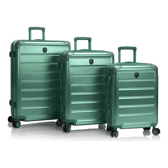 Heys Alumix 4 roulettes Set de valises 3 pièces avec soufflet d'extension