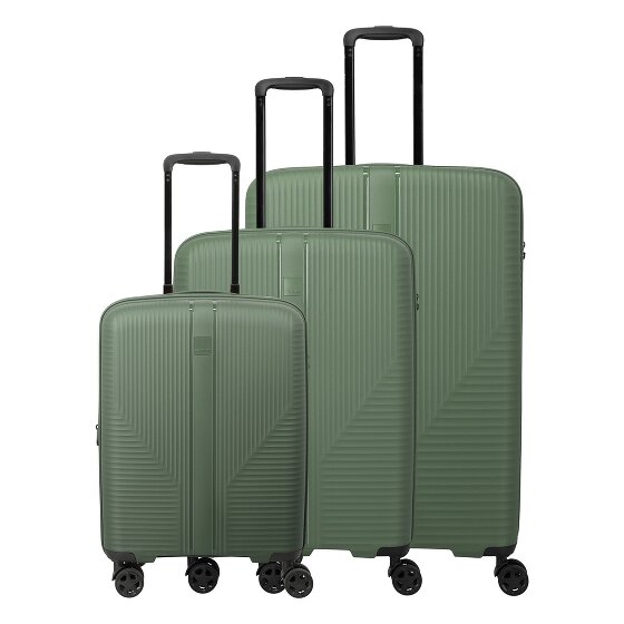 Travelite Air Stripe 4 roues Set de valises 3 pièces avec soufflet d'extension