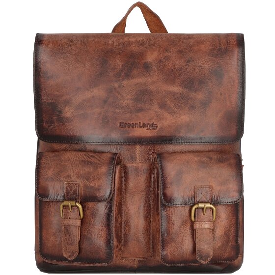 Greenland Nature Mascu & Line Sac à dos en cuir 39 cm