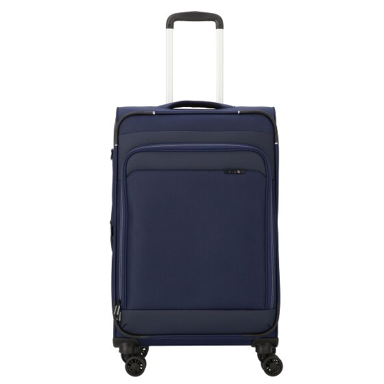 d&n Travel Line 9504 4 roulettes Trolley M 67 cm avec soufflet d'extension