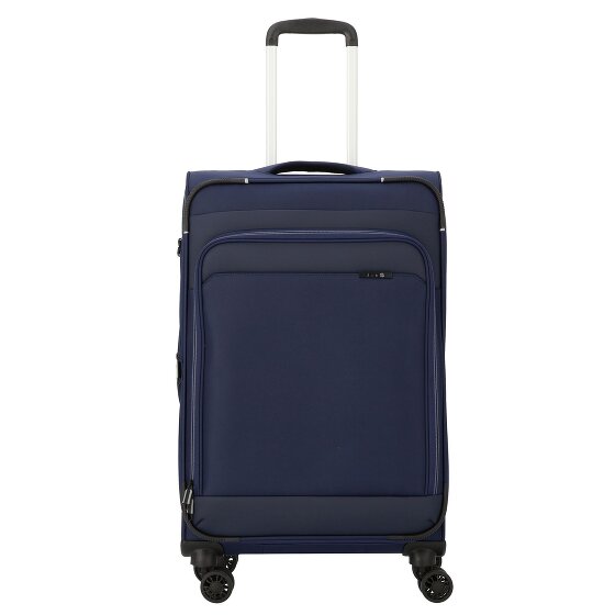 d&n Travel Line 9504 4 roues Valise cabine M 67 cm '"avec soufflet d''extension"'
