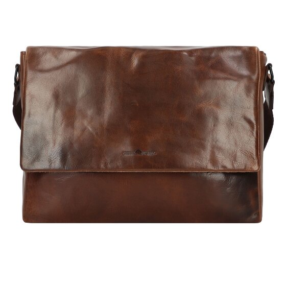 Greenburry Newport Besace Cuir véritable 35 cm