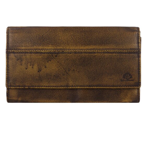 Greenburry Destressed Porte-monnaie Protection RFID Cuir 18.5 cm