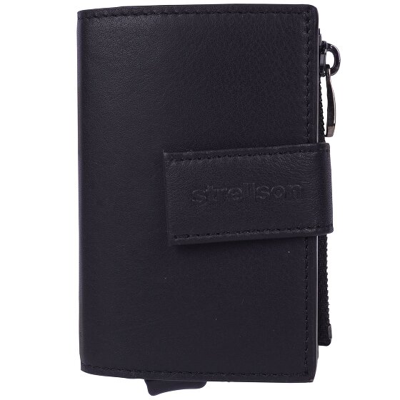 Strellson Carter C-Four Étui pour cartes de crédit Protection RFID Cuir 6.5 cm