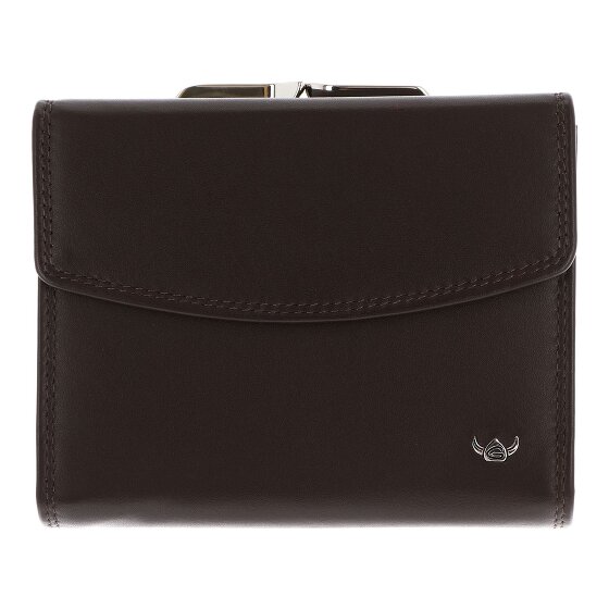 Golden Head Polo Porte-monnaie Protection RFID Cuir véritable 12 cm