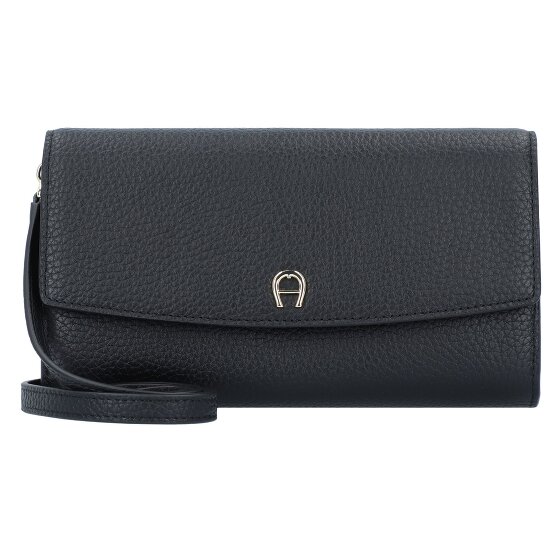 AIGNER Fashion Portefeuille d'embrayage Cuir véritable 12.5 cm