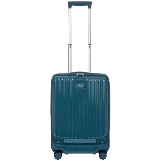 Bric's Positano 4 roulettes Trolley de cabine 55 cm avec soufflet d'extension