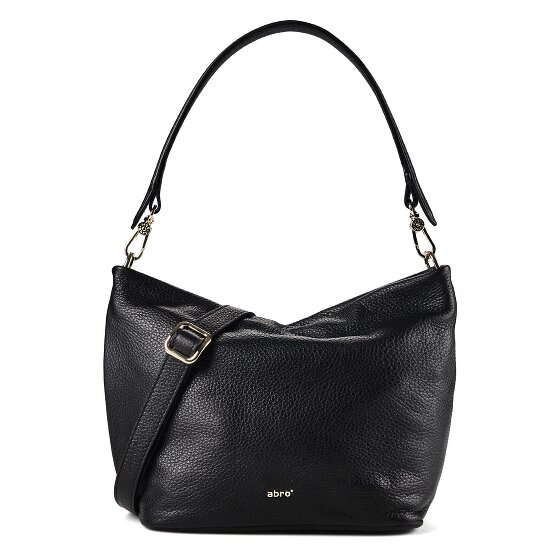 abro Ebony Sac à bandoulière Cuir véritable 30 cm