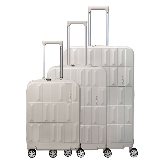 Travelite Panello 4 roulettes Set de valises 3 pièces
