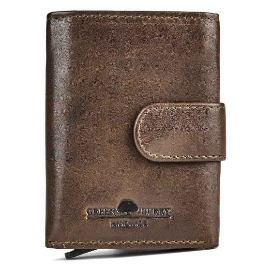 Greenburry Newport Porte-monnaie Protection RFID Cuir véritable 9.5 cm