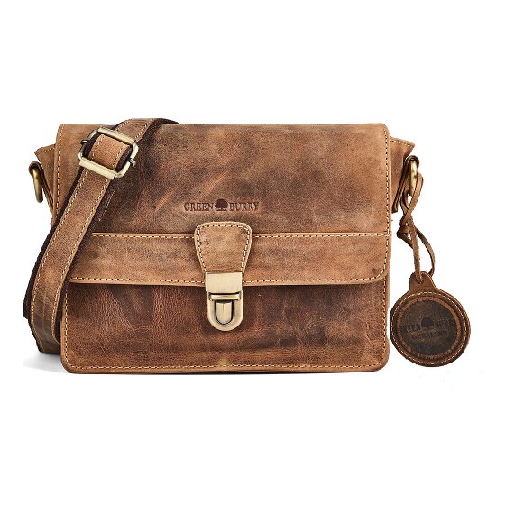 Greenburry Vintage Sac à bandoulière Cuir véritable 22 cm