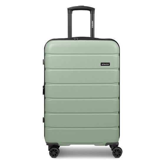 Saxoline Miami 4 roulettes Trolley M 65 cm avec soufflet d'extension