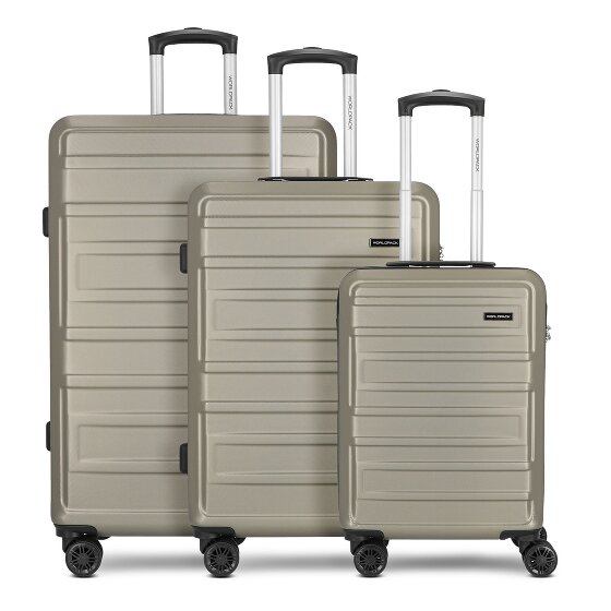 Worldpack New York 2.0 4 roulettes Set de valises 3 pièces