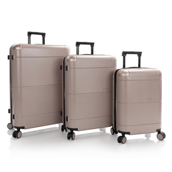 Heys Zen 4 roulettes Set de valises 3 pièces avec soufflet d'extension