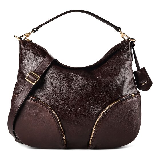 abro Cargo Sac à bandoulière Cuir véritable 40 cm