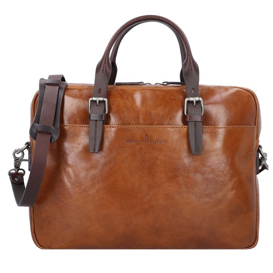 Castelijn & Beerens Rien Attaché-case Protection RFID Cuir véritable 41 cm Compartiment ordinateur