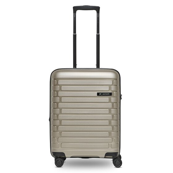 Pactastic Collection 04 THE CABIN + 4 roulettes Trolley de cabine S 55 cm avec soufflet d'extension