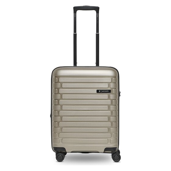 Pactastic Collection 04 THE CABIN + 4 roulettes Trolley de cabine S 55 cm avec soufflet d'extension