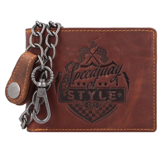 Greenburry Racing Collection Daytona Porte-monnaie RFID en cuir 12 cm