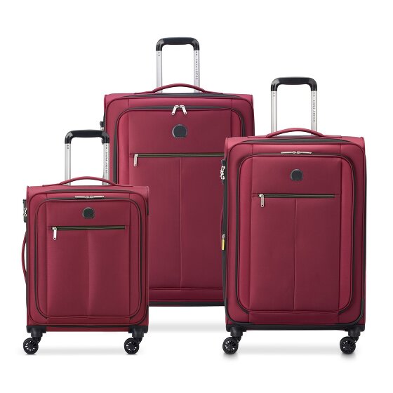 Delsey Paris Pin Up 6 4 roulettes Set de valises 3 pièces avec soufflet d'extension