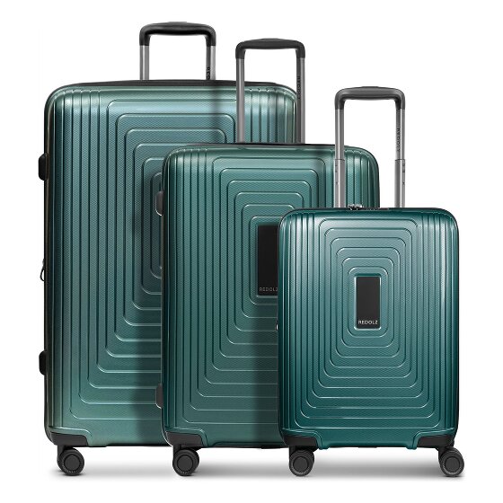 Redolz Essentials 14 4 roulettes Set de valises 3 pièces avec soufflet d'extension